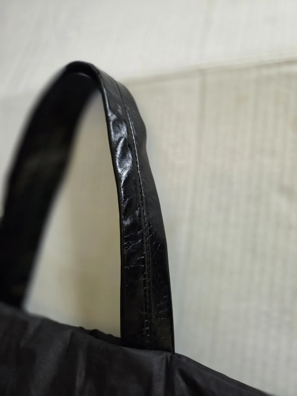 Calvin Klein Black Quilted Logo Tote Bag